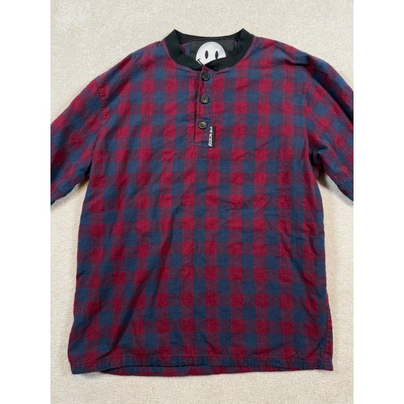 Joe Boxer Plaid Shirt Long Sleeve Button Up Casual Top Mens Size S/M - Picture 4 of 5